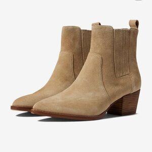 [New In Box] Madewell The Western Ankle Boot in Oiled Suede Sz 7.5